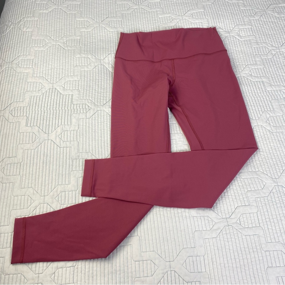 Lululemon Wunder Under Hi-Rise 7/8 Tight Full On Luxtreme 28" Misty Merlot Sz 8